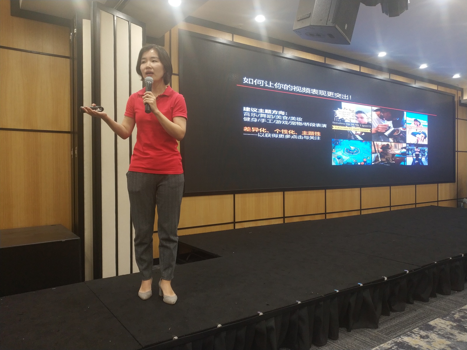 2018 年,Daisy Wang 在马来西亚为 Kwai 招募与宣讲